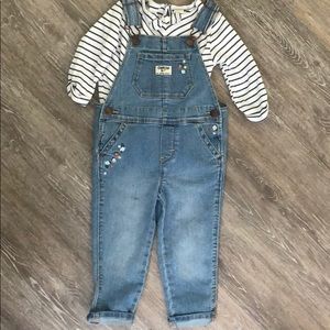 Toddler jean overalls!